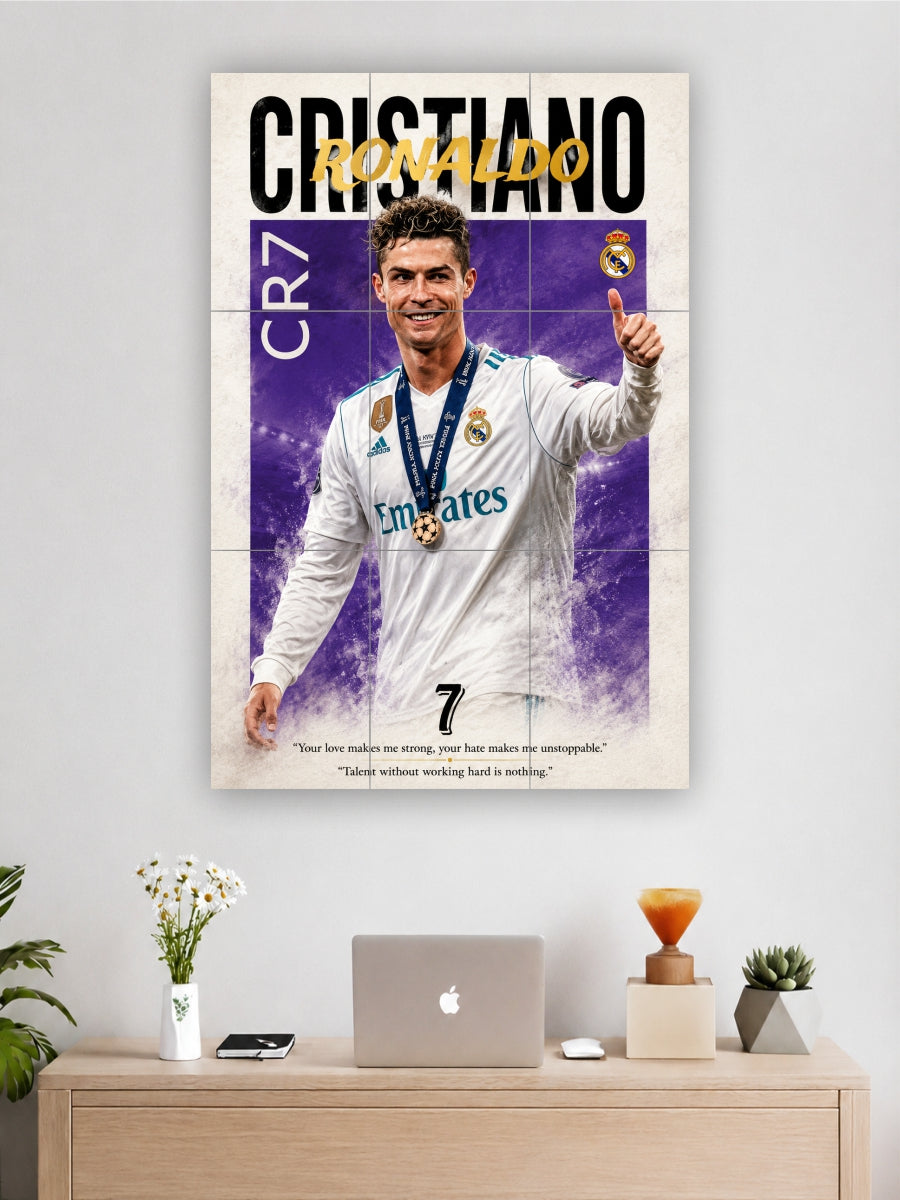 Cristiano Ronaldo 9-Piece Split Poster