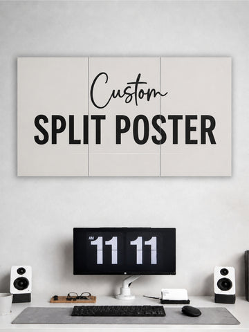 Customize Your Wall 3 Piece Split Art Set