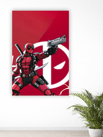 Deadpool Action Wall Poster | Marvel Superhero