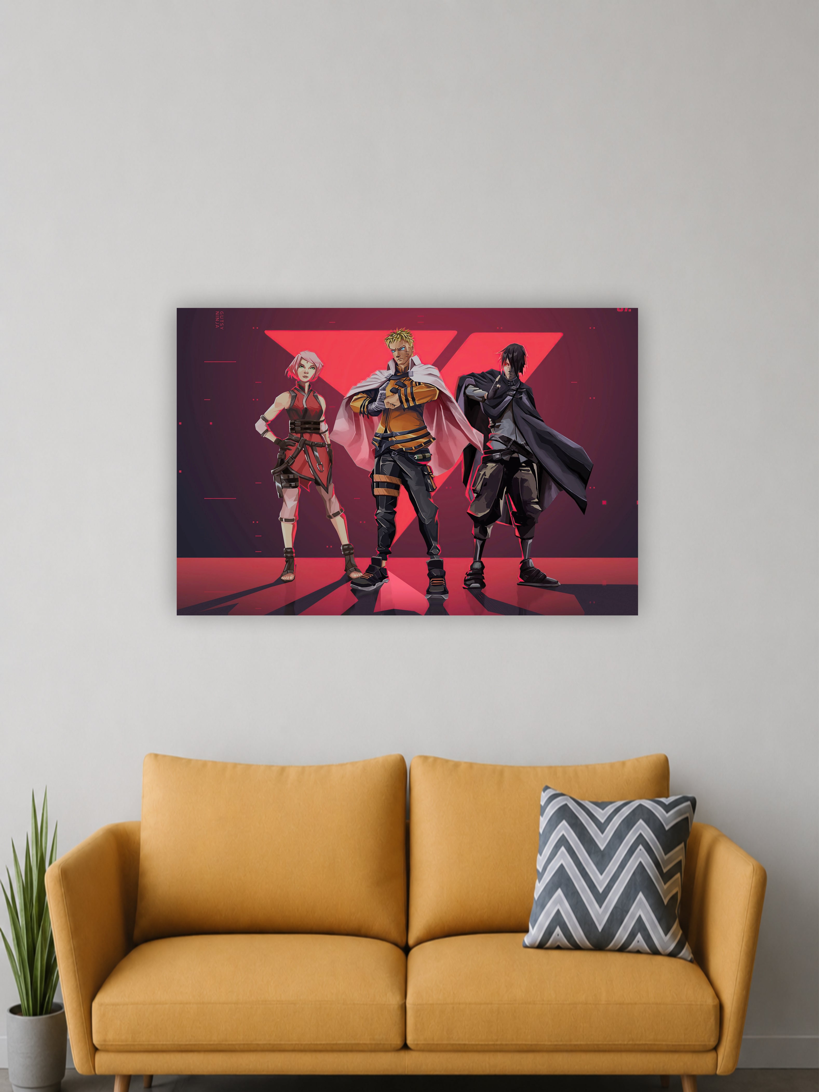 Naruto Team 7 Anime Poster