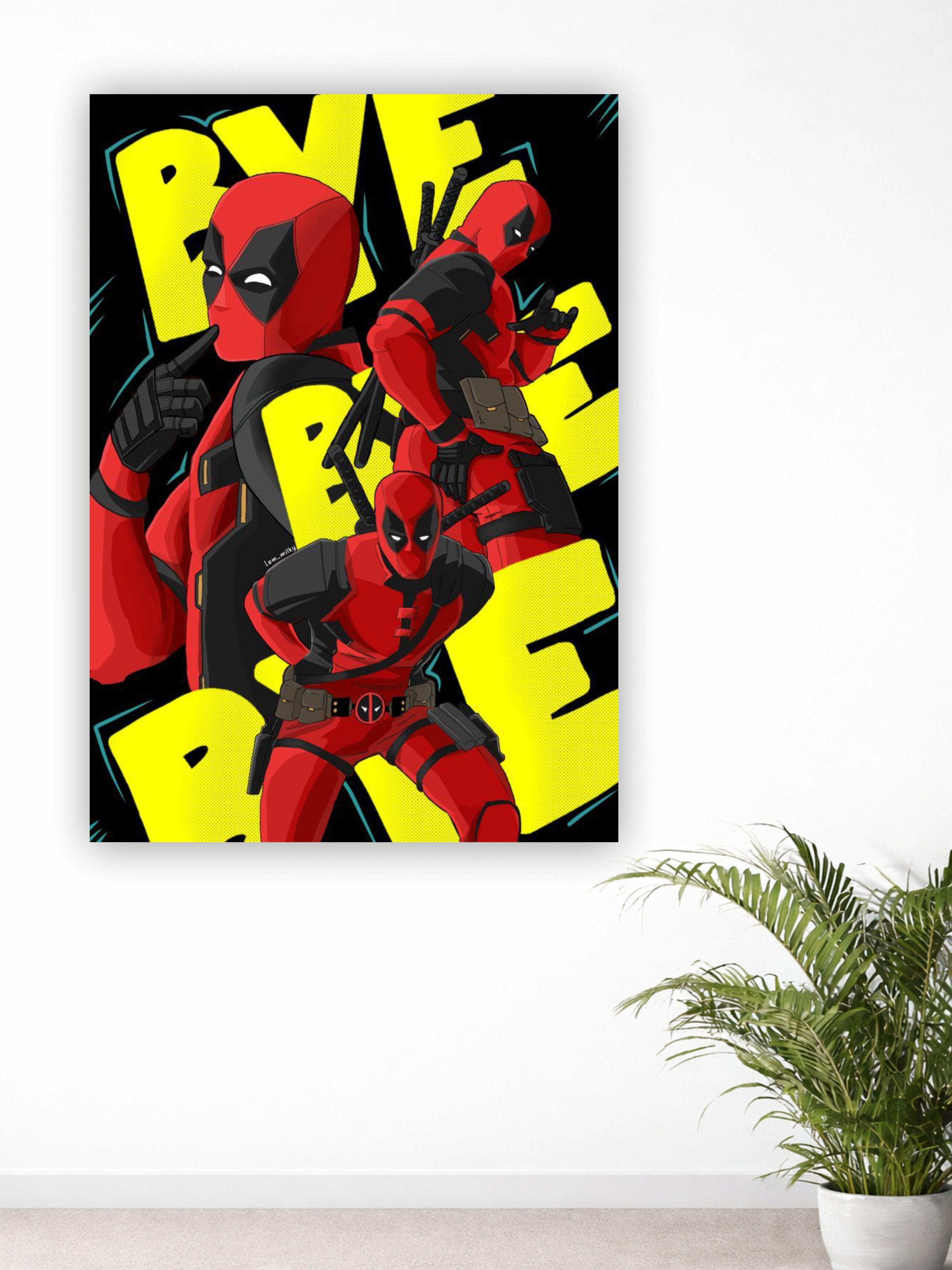Deadpool Comic Poster | Marvel Superhero