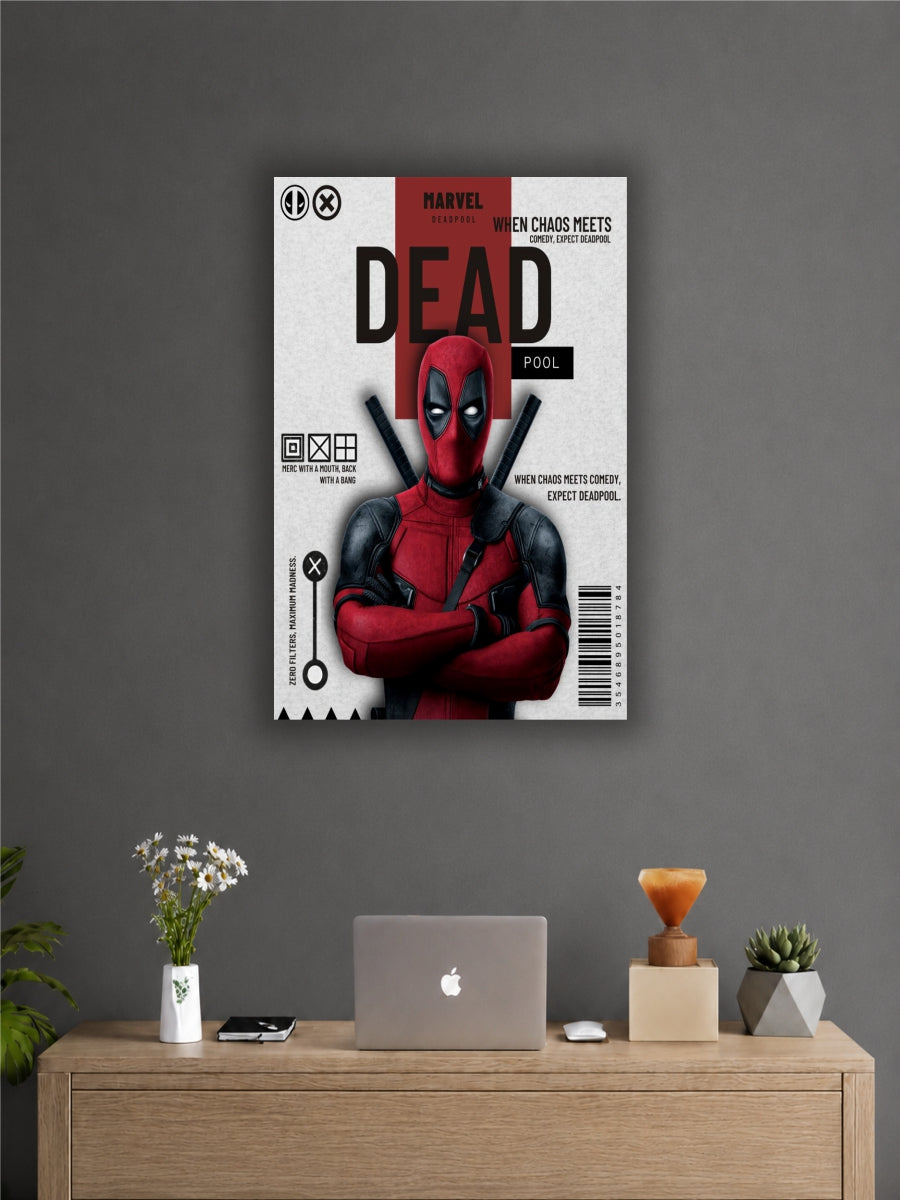 Deadpool Comic Cover Poster | Marvel Superhero