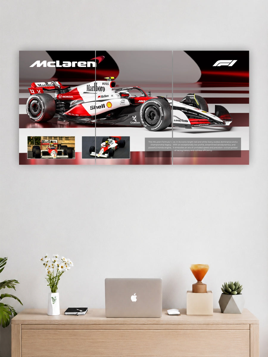 MCLAREN F1 Car Split Poster