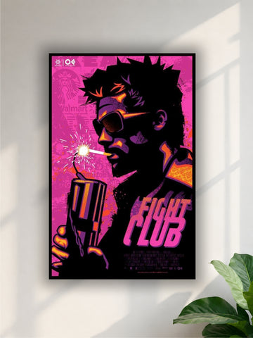 Fight Club Rule No.1 – Classic Movie Wall Poster