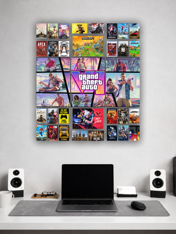GTA 6 Gaming Poster Wall Collage | Aesthetic Room Decor