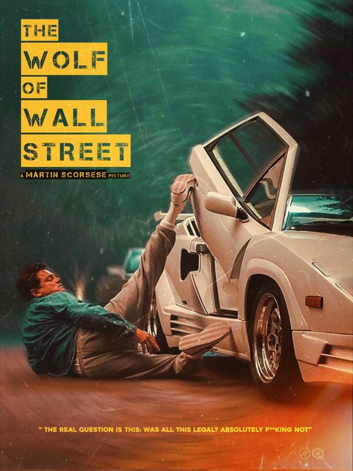 Wolf of Wall Street Frame Poster