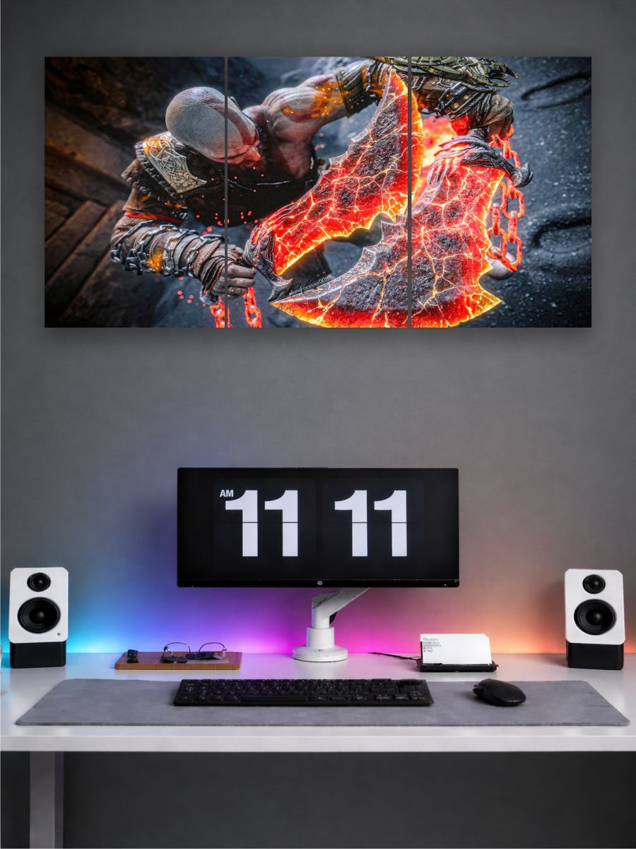 God of War Kratos Poster Set of 3