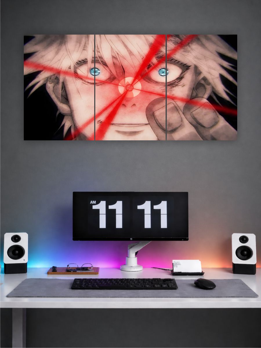 Gojo Anime Poster Set of 3 | Gojo Satoru Wall Art