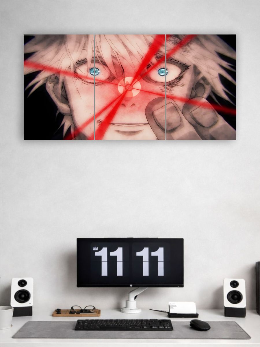 Gojo Anime Poster Set of 3 | Gojo Satoru Wall Art