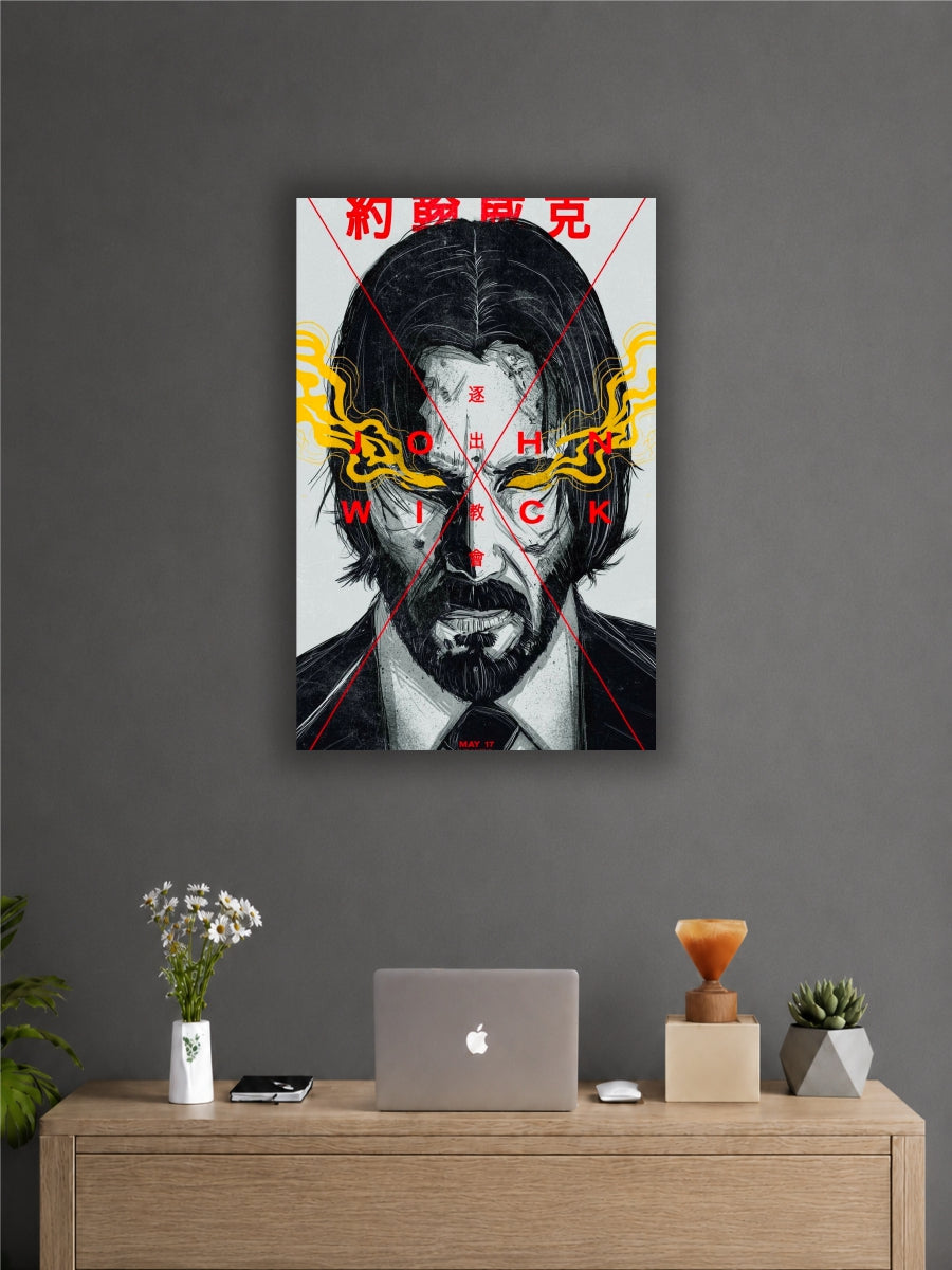 John Wick Anime Poster | Baba Yaga Wall Art