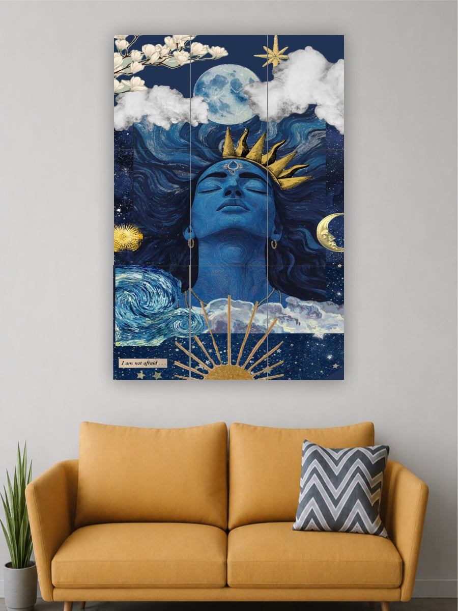 Lord Shiva Cosmic Energy 9-Piece Split Poster