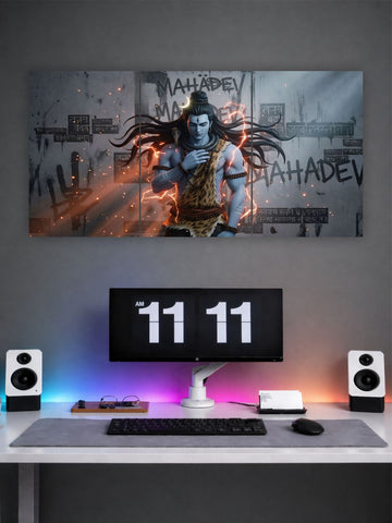 Lord Shiva |Devotional |3 Panel Wall