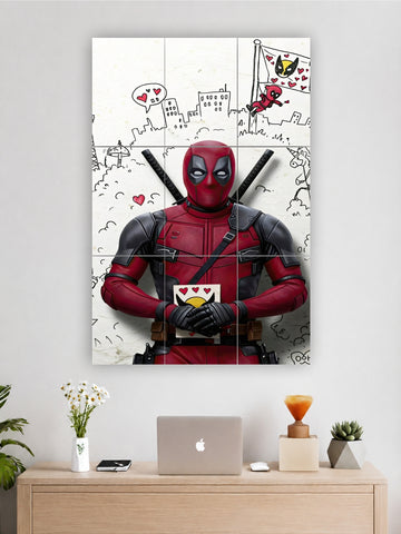 Deadpool Love Comic Style 9- Piece Split Poster