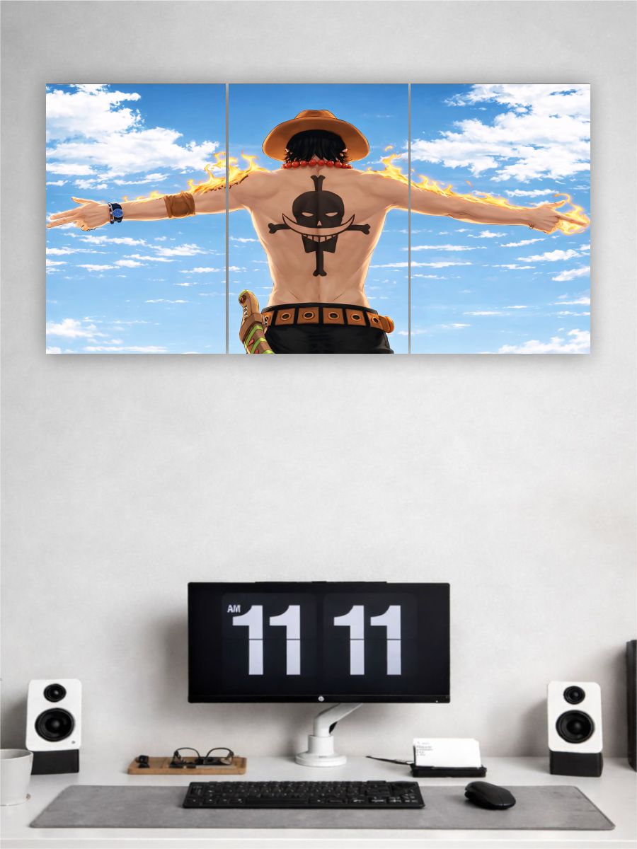 One Piece Luffy Poster Set of 3 | Luffy Anime Wall Art