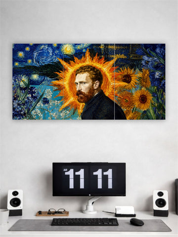 Van Gogh Masterpiece Split Poster