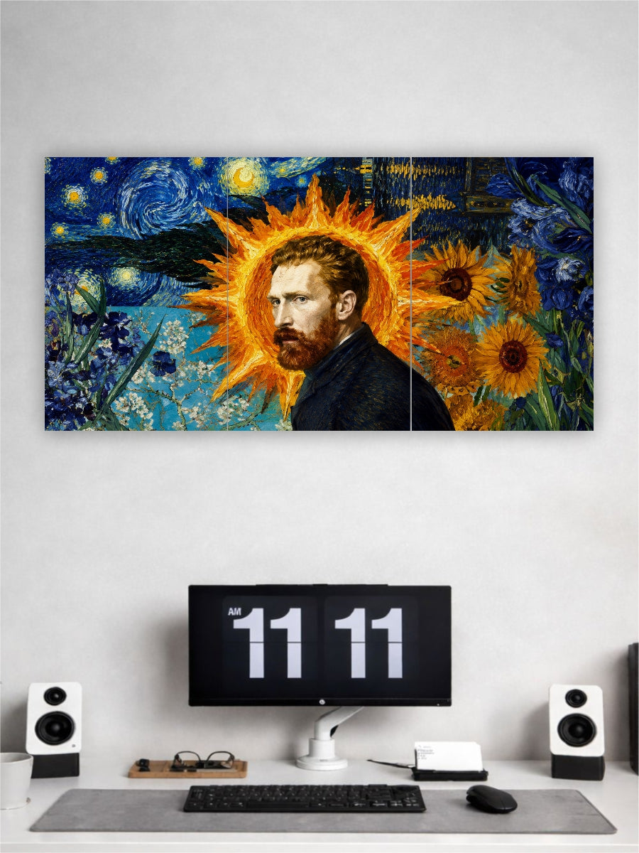 Van Gogh Masterpiece Split Poster