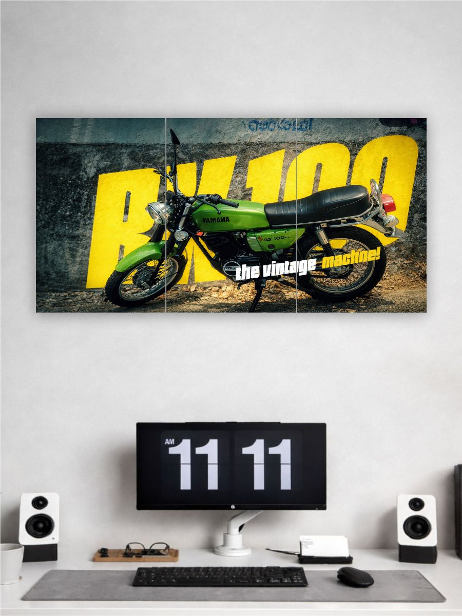 RX100old classic bike split poster