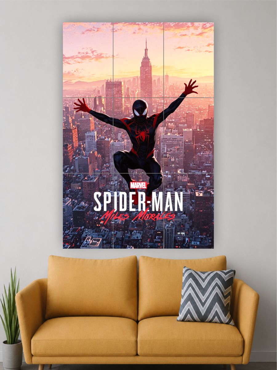 Spider-Man: Miles Morales City Leap – 9 Piece Split Poster