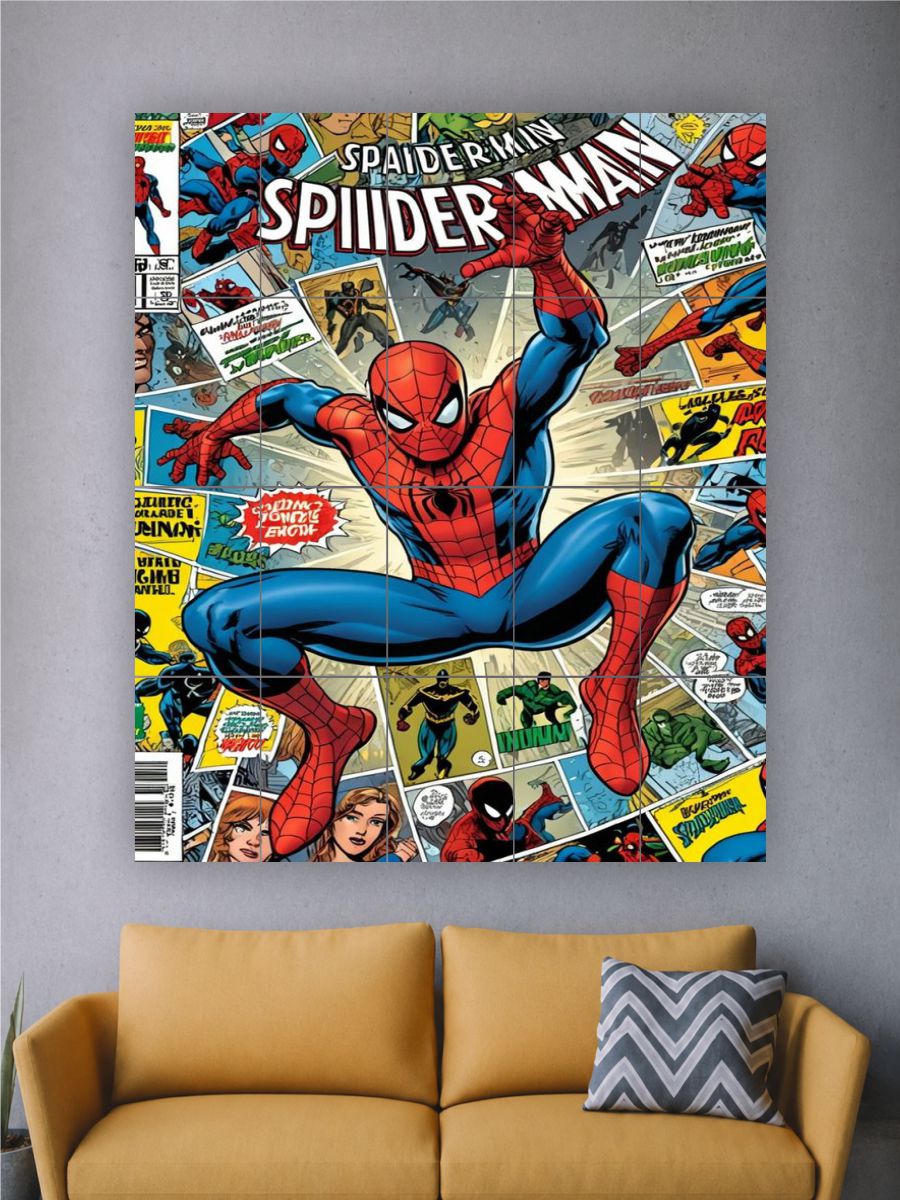 SPIDER MAN COMIC 20 PIECE POSTER
