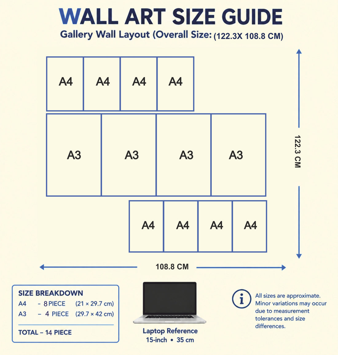 BMW M Series Wall Setup | Wall Setup Pack | 12 Piece A3 A4 A5 Mix Pac