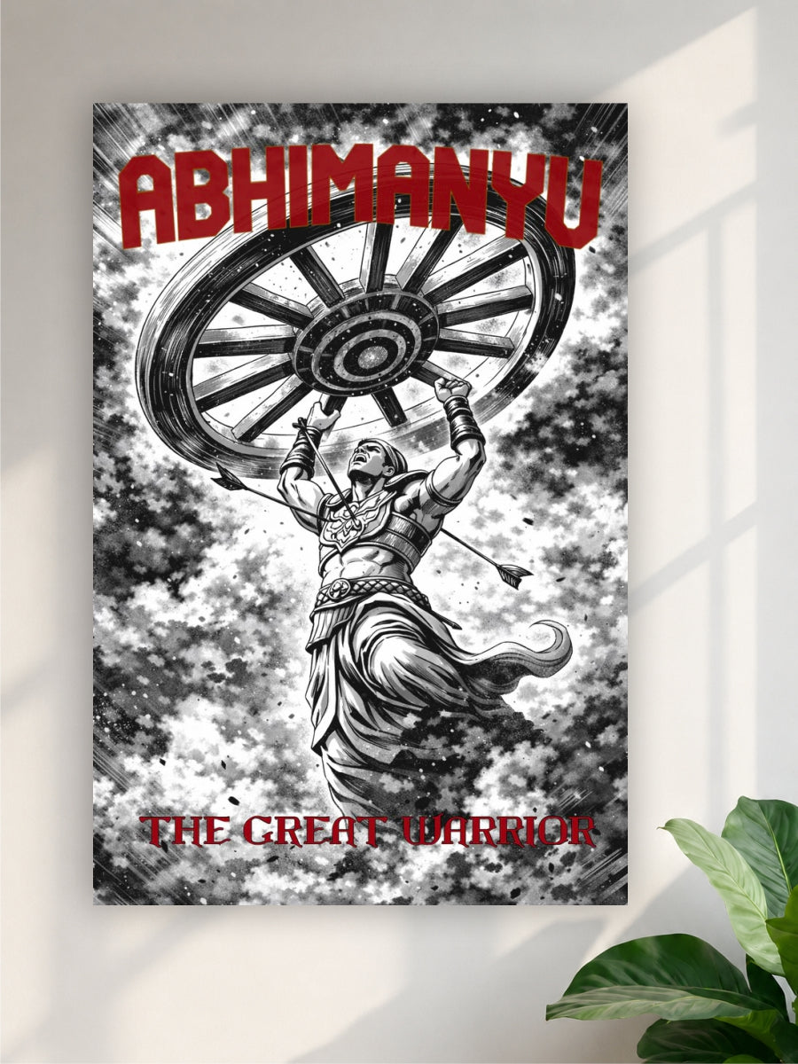 Abhimanyu: The Great Warrior Devotional Poster