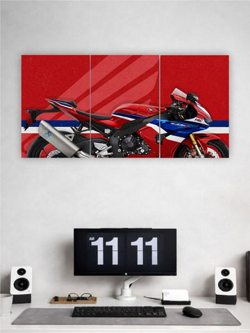 CBR 1000rrr bike split poster