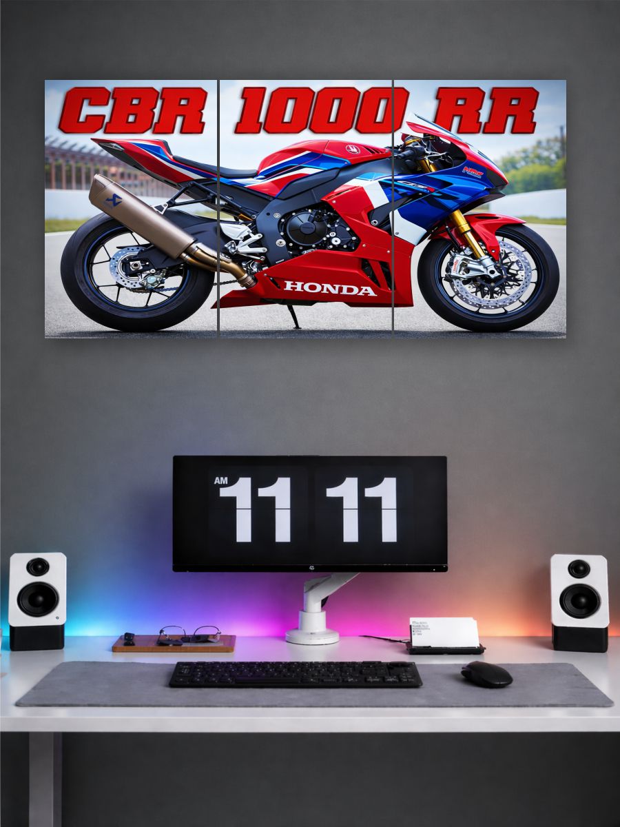 CBR1000rrr Bike Split Poster
