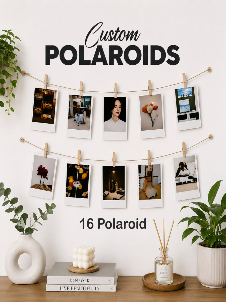 Custom Polaroid Prints – Retro Photo 16 Set Print