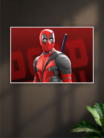 Deadpool Comic Character Wall Art