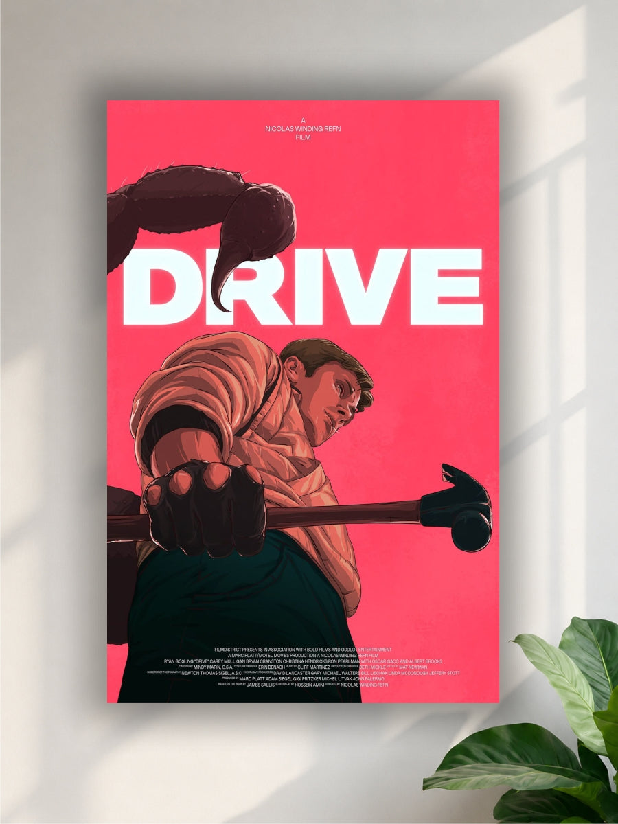 Drive Movie Inspired Poster| Cinematic Wall Art