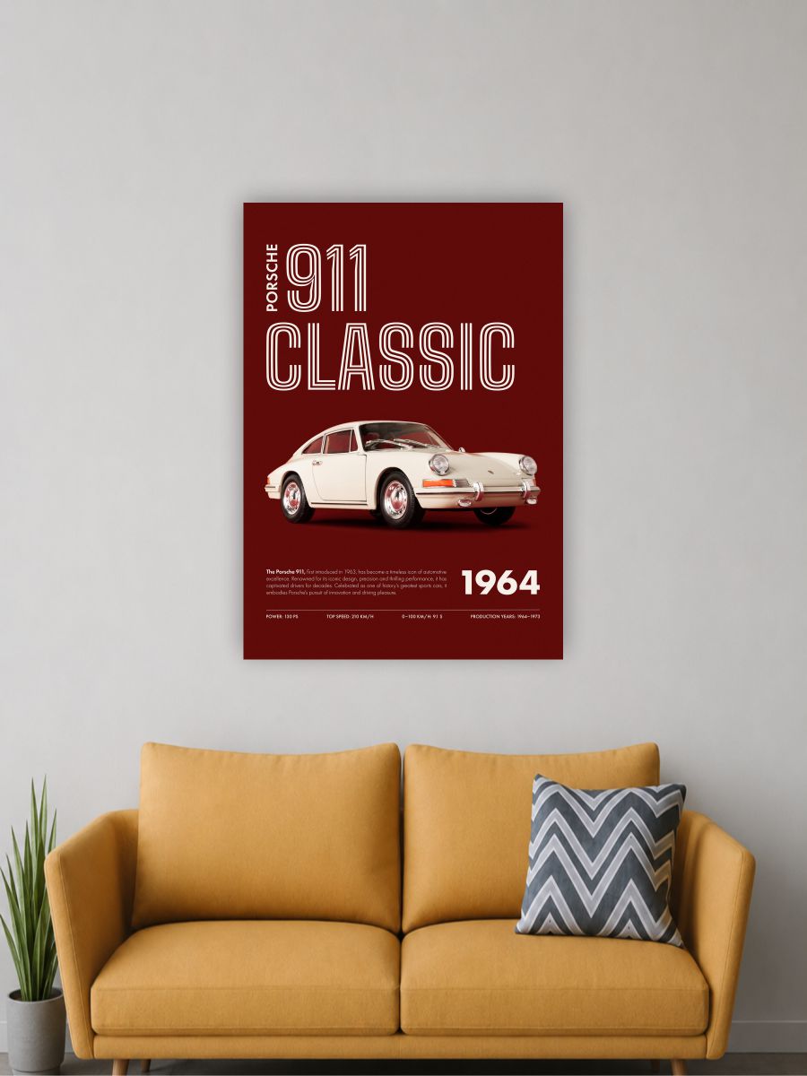 Porsche 911 Classic 1964 Wall Poster