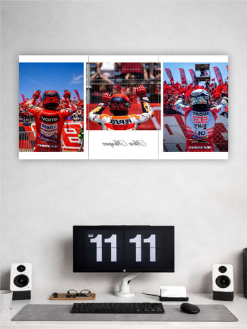 F1 Winner Split Poster