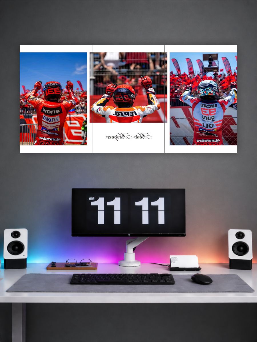 F1 Winner Split Poster
