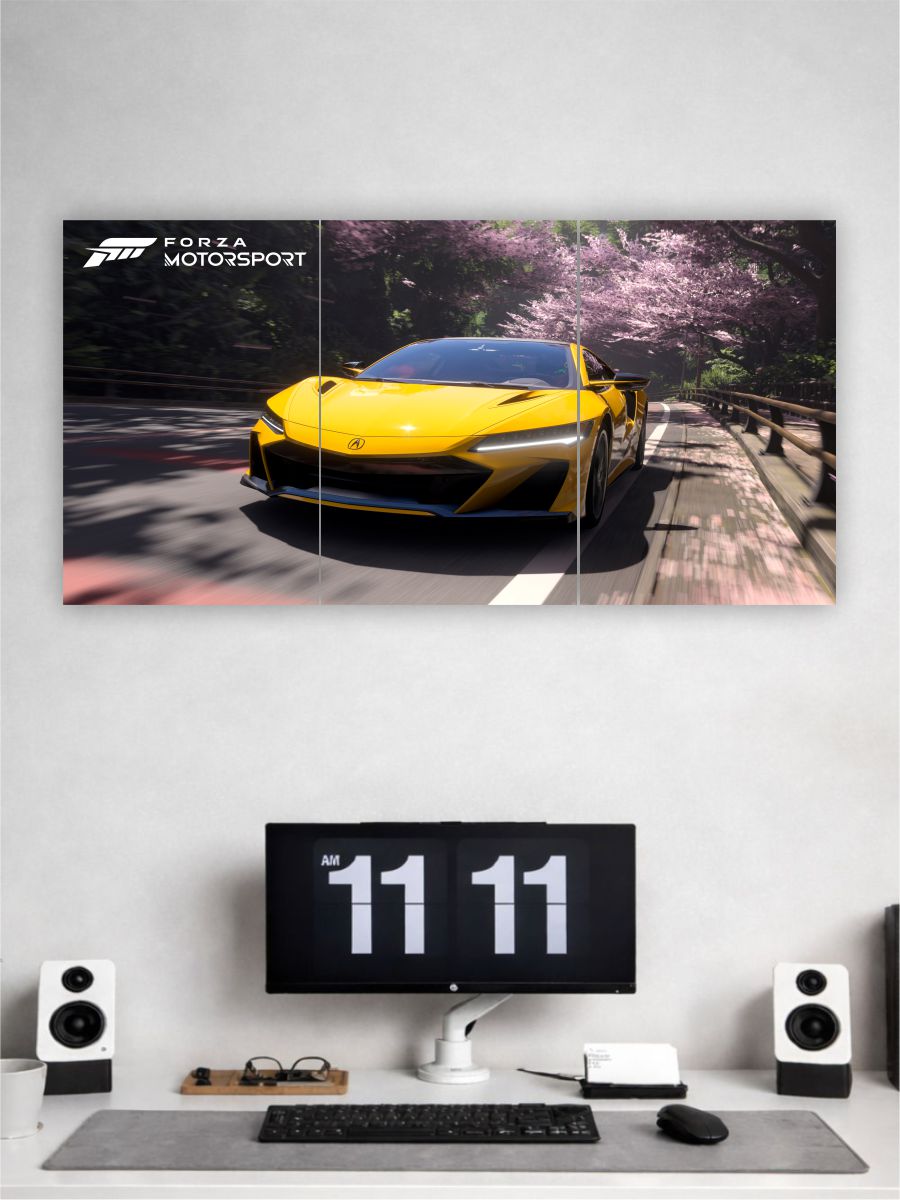 Forza-Motorsport car game split poster