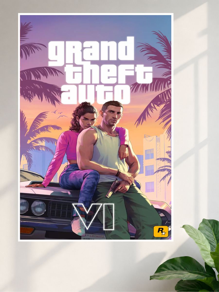 GTA VI Street Life Gaming Poster