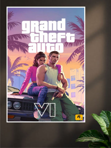 GTA VI Street Life Gaming Poster