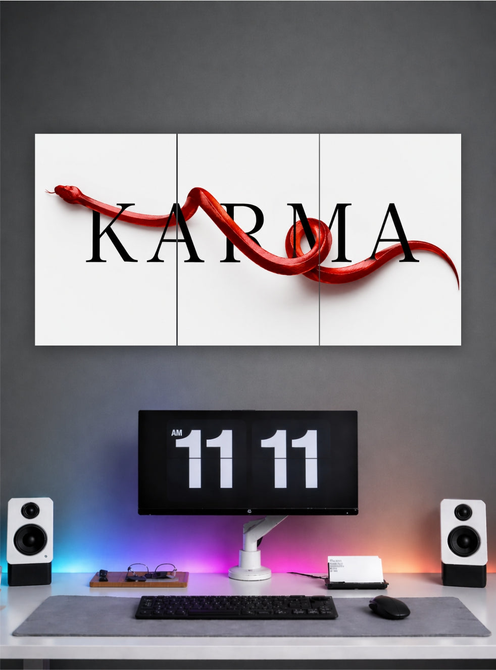 Karma Minimal Splt Poster