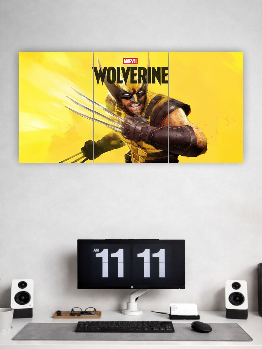 Marvel Wolverine game split poster