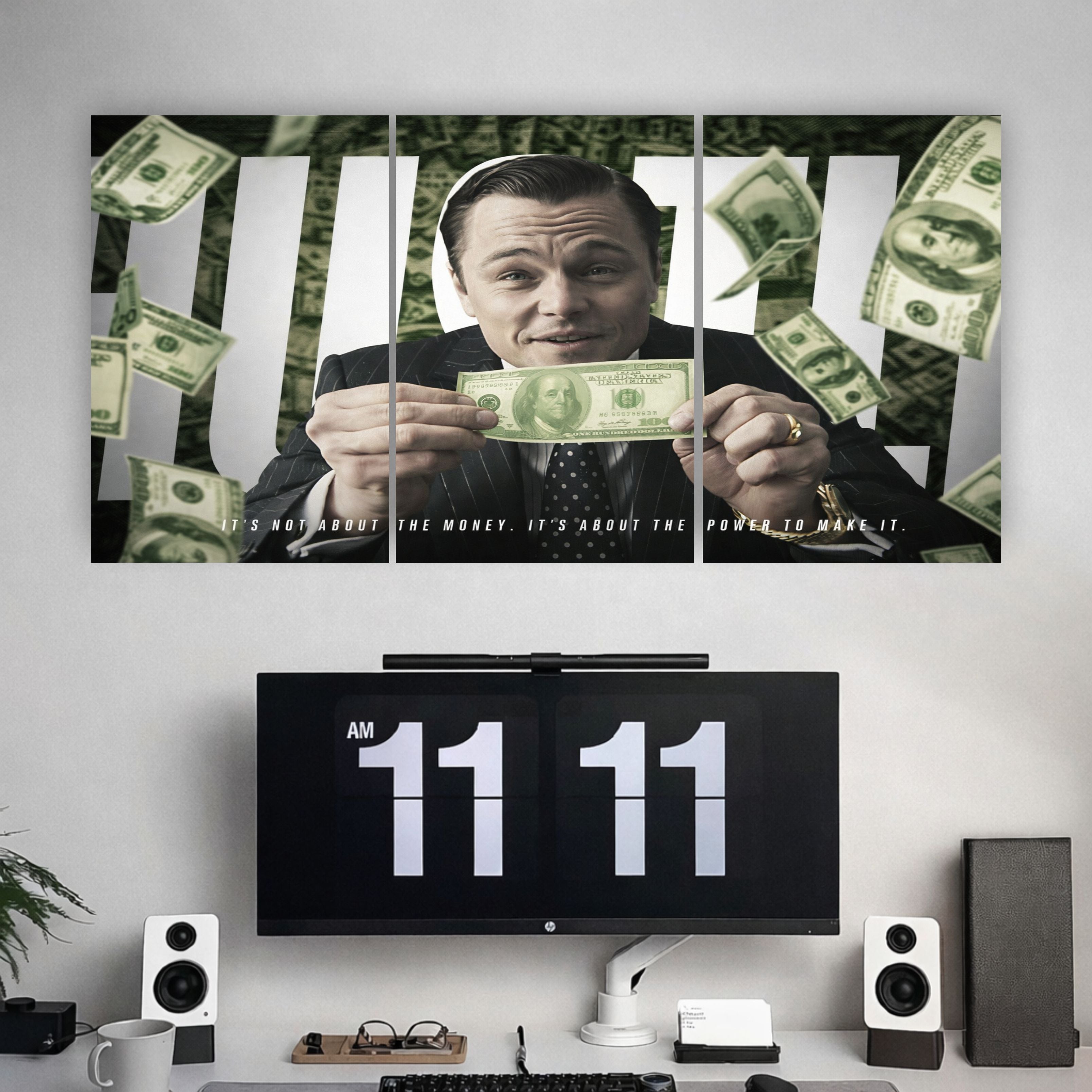 Money Motivation Split Poster Set of 3