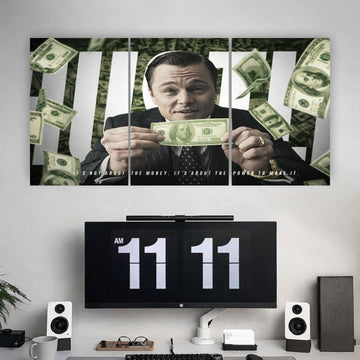 Money Motivation Split Poster Set of 3