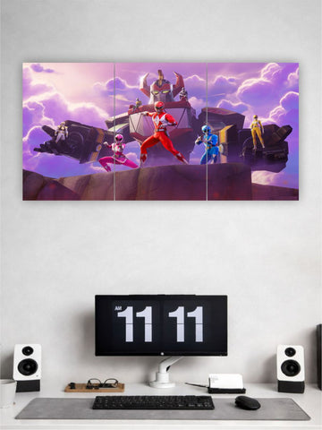 power-rangers game split poster