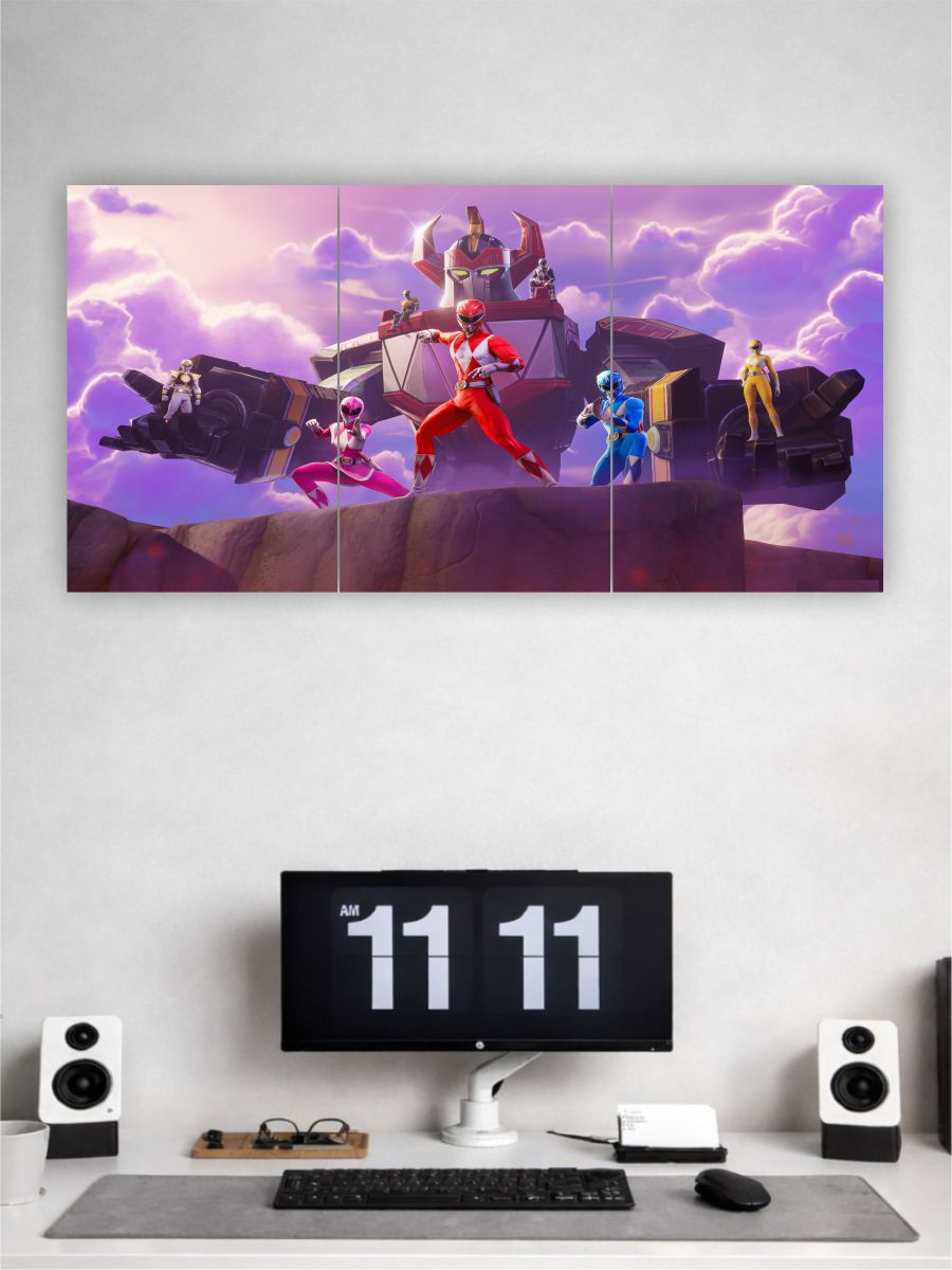 power-rangers game split poster