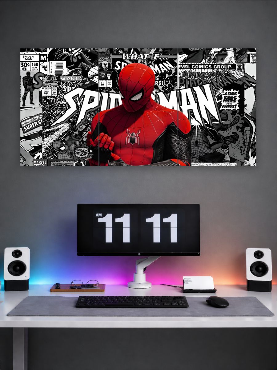 Spider-Man Modern Wall poster– Comic Collage Edition