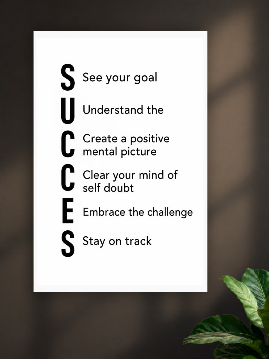 Success Motivation Poster