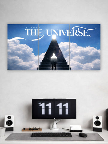 truest the universe Asthatic Split poster