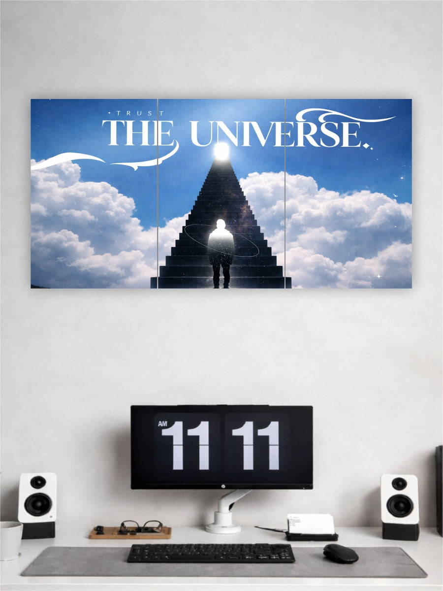 truest the universe Asthatic Split poster