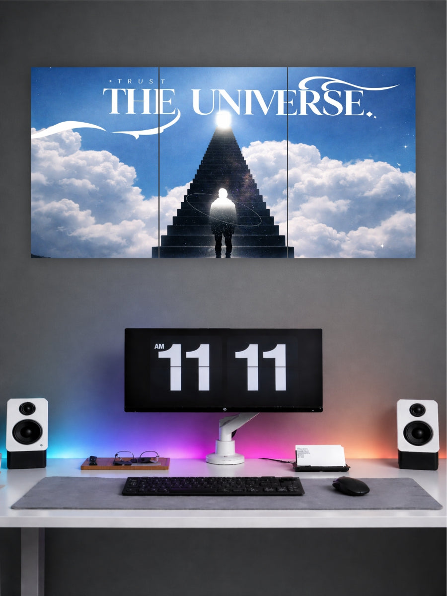 truest the universe Asthatic Split poster