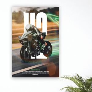 Ninja H2 bike poster