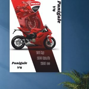 Panigale V4 bike poster